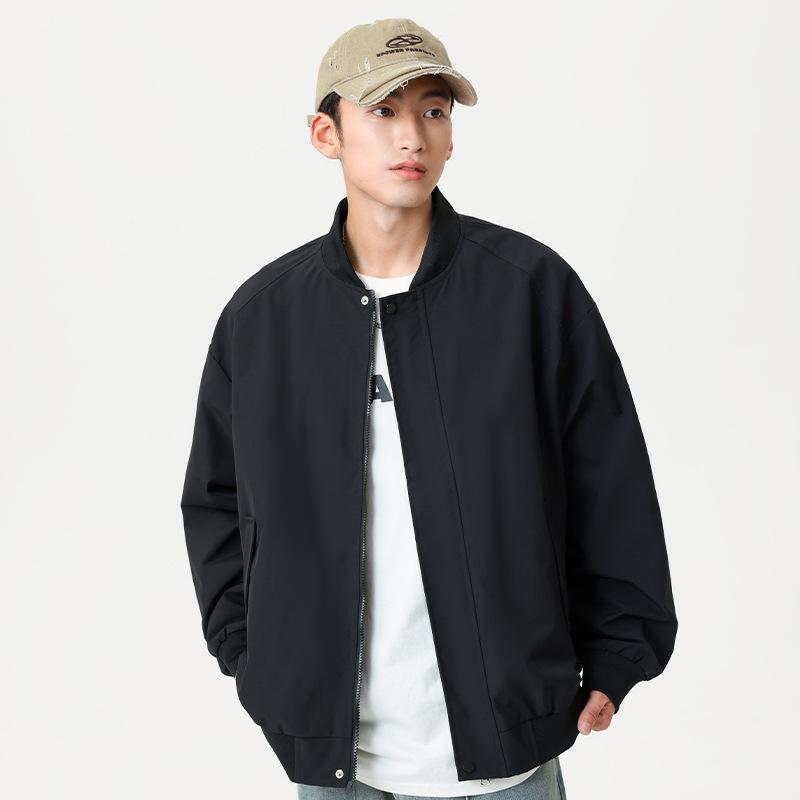 American Bomber Jacket Men's Spring and Autumn High-end Jacket High Street Baseball Jersey