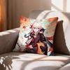 Anemo buffer KKaedehara KKazuha Genshin Pillow Case Pattern Printed Pillowcase For Living Room Sofa Cushion Cover
