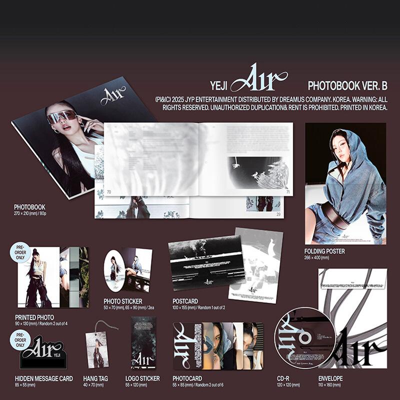 ЙЕДЗИ (ITZY) - Воздушная фотокнига Вер. PP