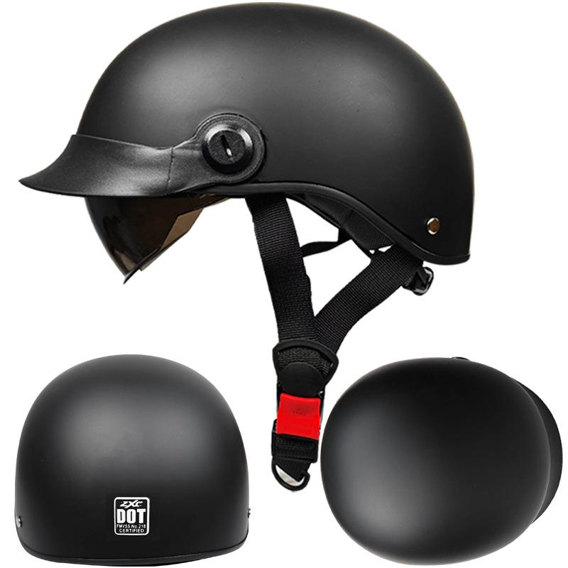 Ретро-полушлем мужской и женский электромобильный шлем для защиты головы легкий эндоскопический шлем