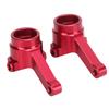2Pcs Metal Aluminum Alloy Steering Cup for LC Racing PTG?2 110 RC Car Upgrade Parts AccessoriesRed