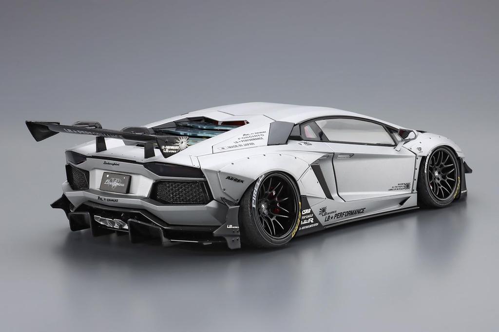 Aoshima Bunka Kyozai Liberty Walk 19 LB Works Lamborghini Aventador Limited Edition 1 Plastic Model (AOSHIMA) 1/24 No. Ver.