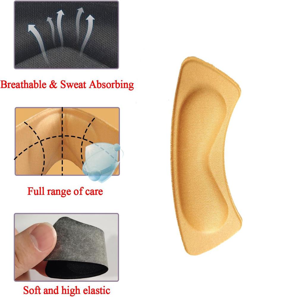 5 Pairs Forefoot and Heel Pads for Women Non-slip Self-adhesive Inserts High Heel Cushion Pads