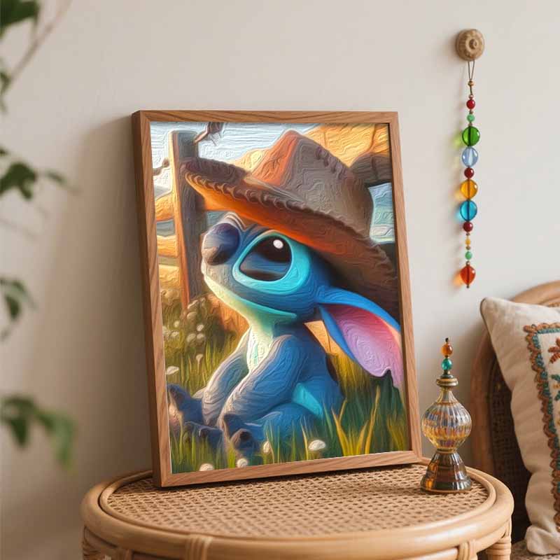 Disney Ковбойский стежок анимация цифровая масляная живопись DIY ручная роспись раскраска домашний декор художественные принадлежности поделки настенный декор набор