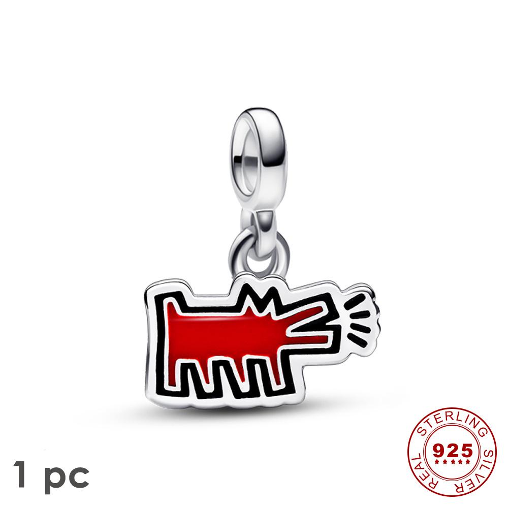 Новый настоящий S925 стерлингового серебра Me Шарм Единорог звезда обруч из бисера подходит оригинальные браслеты Me женские украшения в форме сердца для подарка