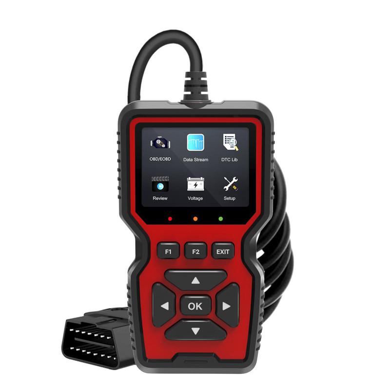 2026 Чтение данных об ошибках двигателя OBD2 Сканер V519 Elm327 Детектор напряжения аккумулятора Автомобильный прибор для диагностики неисправностей
