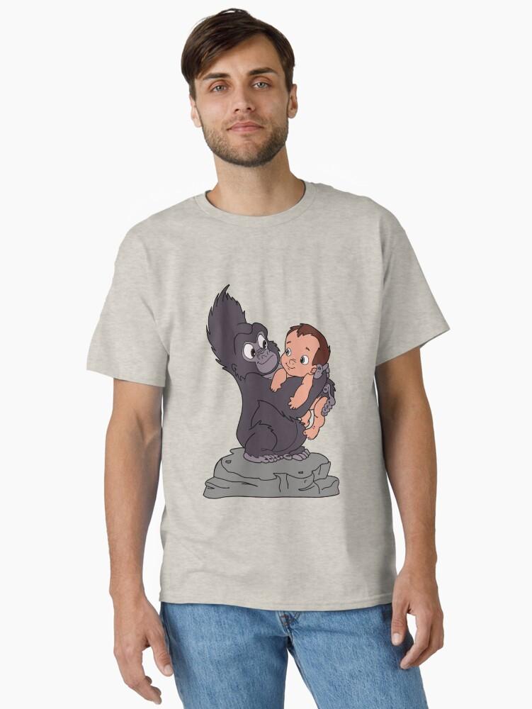 Tarzan Baby Tarzan Sticker Classic T-Shirt