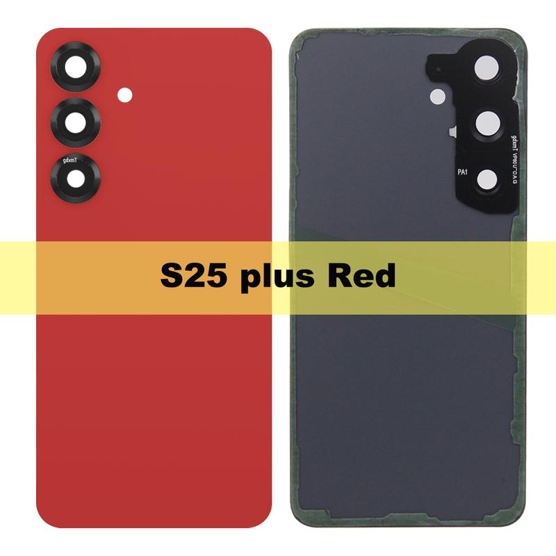 Для Samsung Galaxy S25 S25 plus S931B S931B/DS S936 S936U Задняя крышка Ремонтные части Дверца с линзой Заднее стекло Крышка аккумулятора