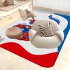 Cartoon M-Myaku-Myaku Entrance Door Mat Washable Non-Slip Living Room Sofa Chairs Area Mat Kitchen Welcome Doormat