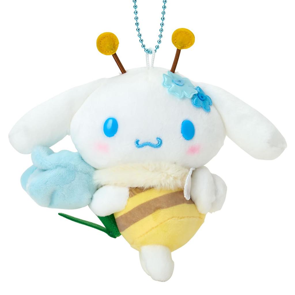 Sanrio Подвеска-держатель для маскота Cinnamoroll Пчелка, любящая цветы 686115 Плюшевый брелок для сумки