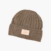 Wool hat for men and women, thickened warm ear protection in autumn and winter, knitted hat for couples, fashionable and small-faced pullover, bag hea