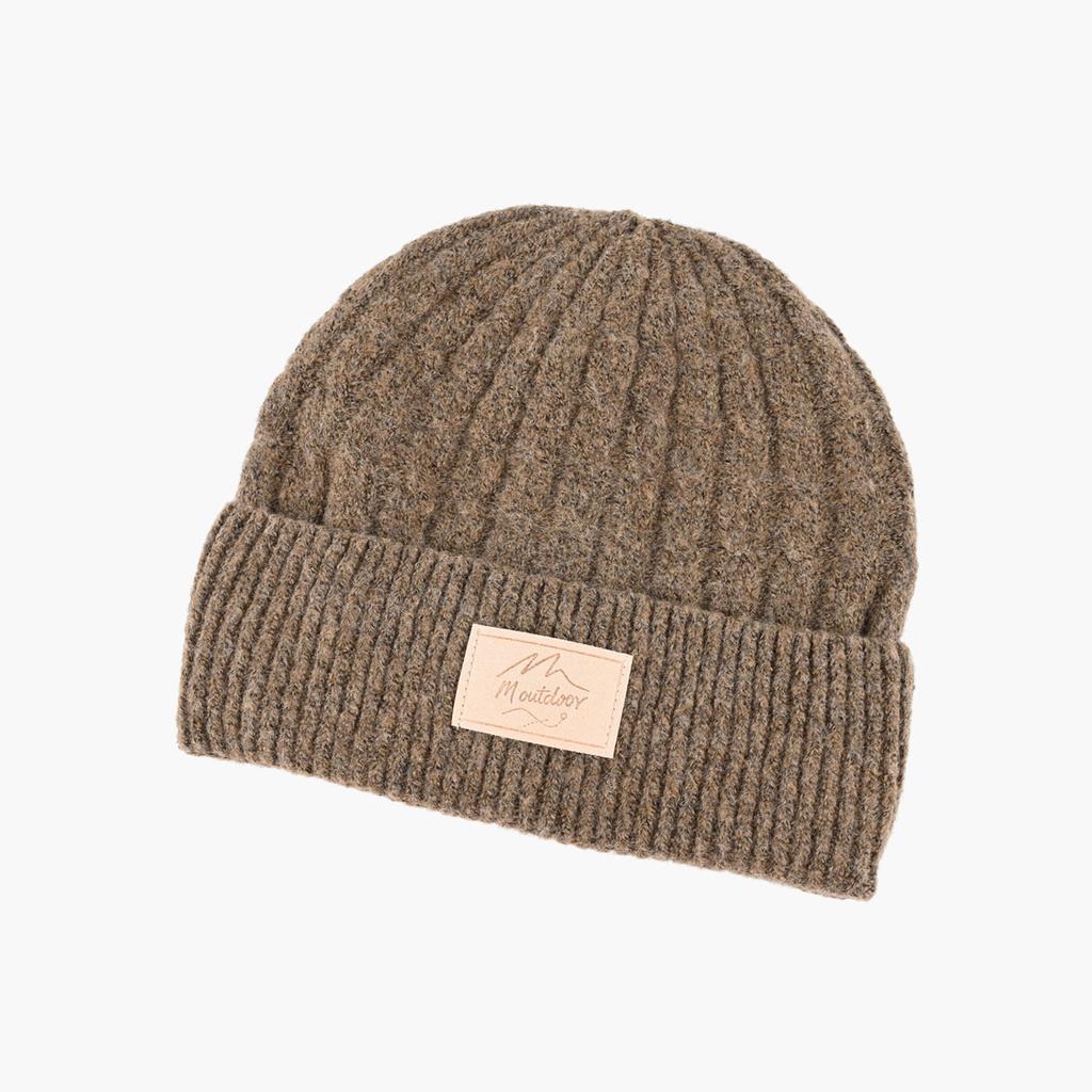 Wool hat for men and women, thickened warm ear protection in autumn and winter, knitted hat for couples, fashionable and small-faced pullover, bag hea