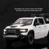 1/32 DODGE Mammoth 1000 TRX Alloy Pickup Car Model Diecast Metal Off-road Vehicle Model Sound and Light Simulation Kids Toy Gift