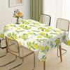 Летние фрукты Лимон Водонепроницаемая пластиковая скатерть Праздничная вечеринка День рождения Декор Детская скатерть Чехол для обеденного стола Кухня