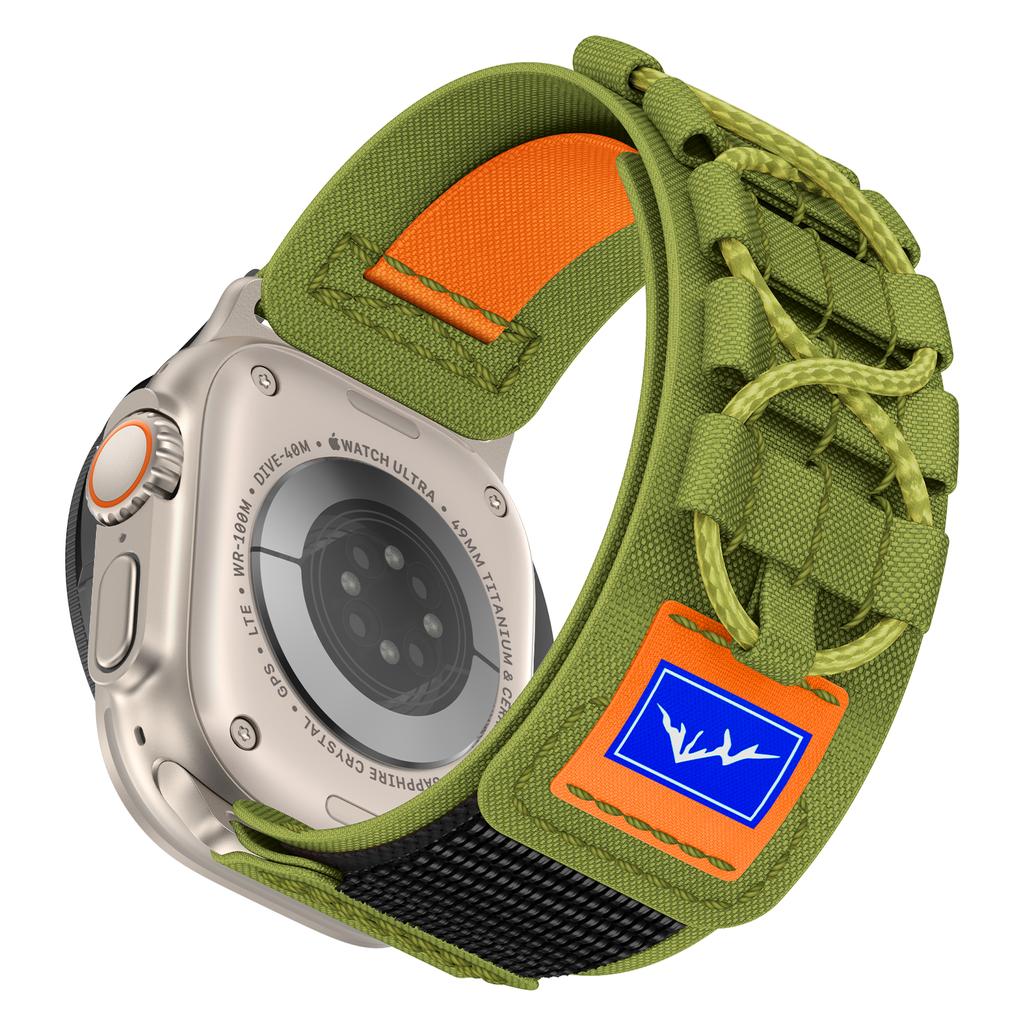 Спортивный ремешок для Apple Watch 45мм 40мм 44мм 49мм 46мм 38мм 42мм 41мм Нейлоновый браслет iwatch Серии 10 9 8 se 3 4 7 6 ultra 2
