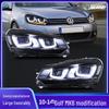 2010-2014 VW Golf 6 Светодиодная фара с дьявольским глазом