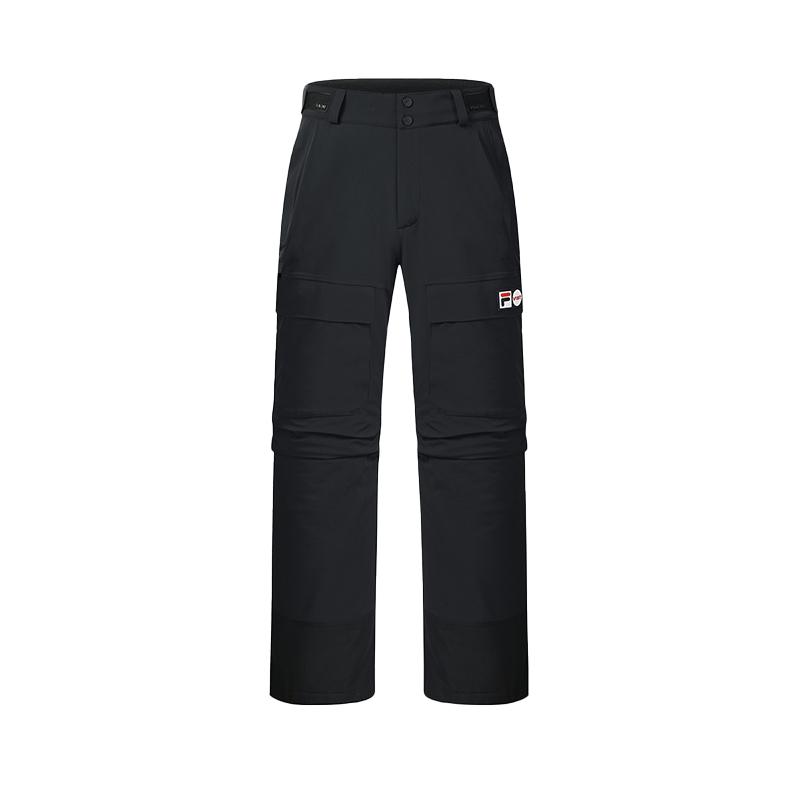 Fila Лыжные брюки мужские Pitch Black Прямой крой A11M546916FBK