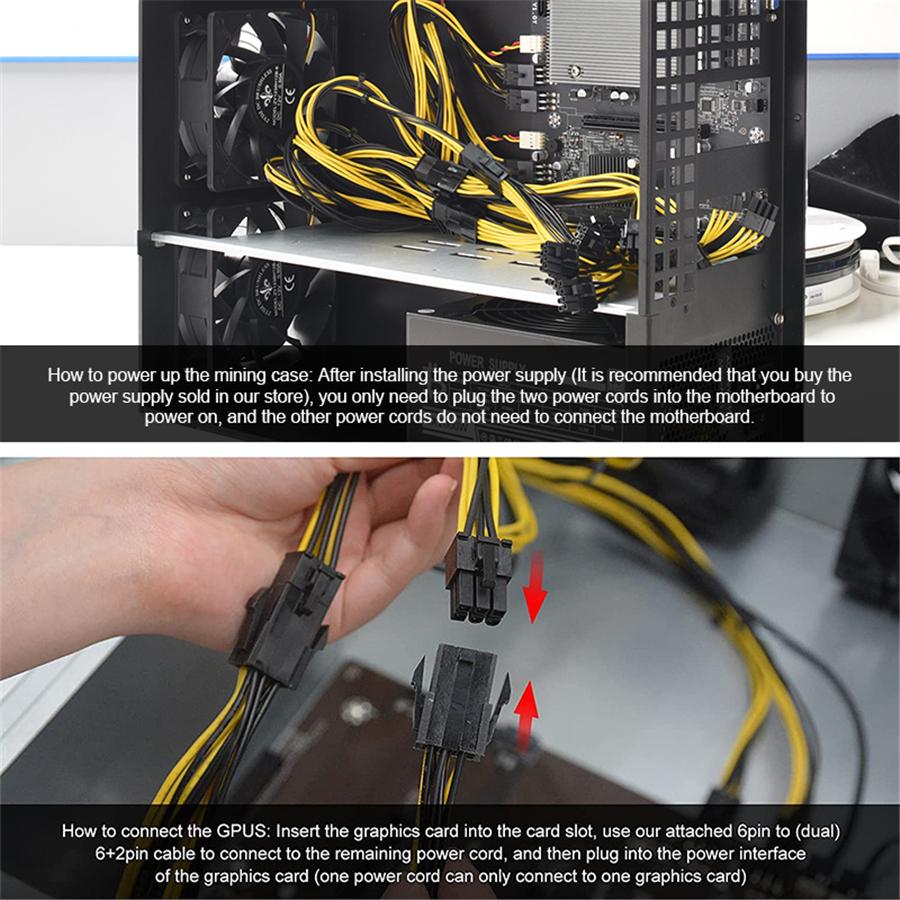 ETH79-X5 Плата для майнинга 5 GPU RTX3060 XEON E5 VGA