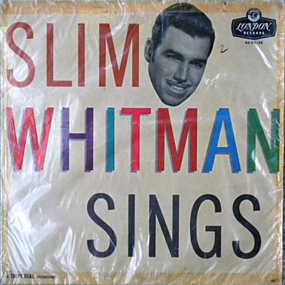 Виниловая пластинка SLIM WHITMAN Слим Уитмен поет HAP2139 London Records 1959 Великобритания КантриФолк Б/у