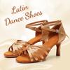 Women Ballroom Latin Tango Dance Shoes Salsa High Heeled 7CM