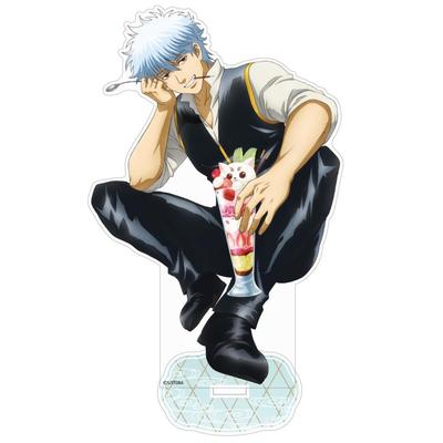[Официальный] COSPA Gintama Гин-сан Акриловая подставка (большой) ~Есть сахар, бездельничая, - это особенное~ Версия формы Синсэнгуми