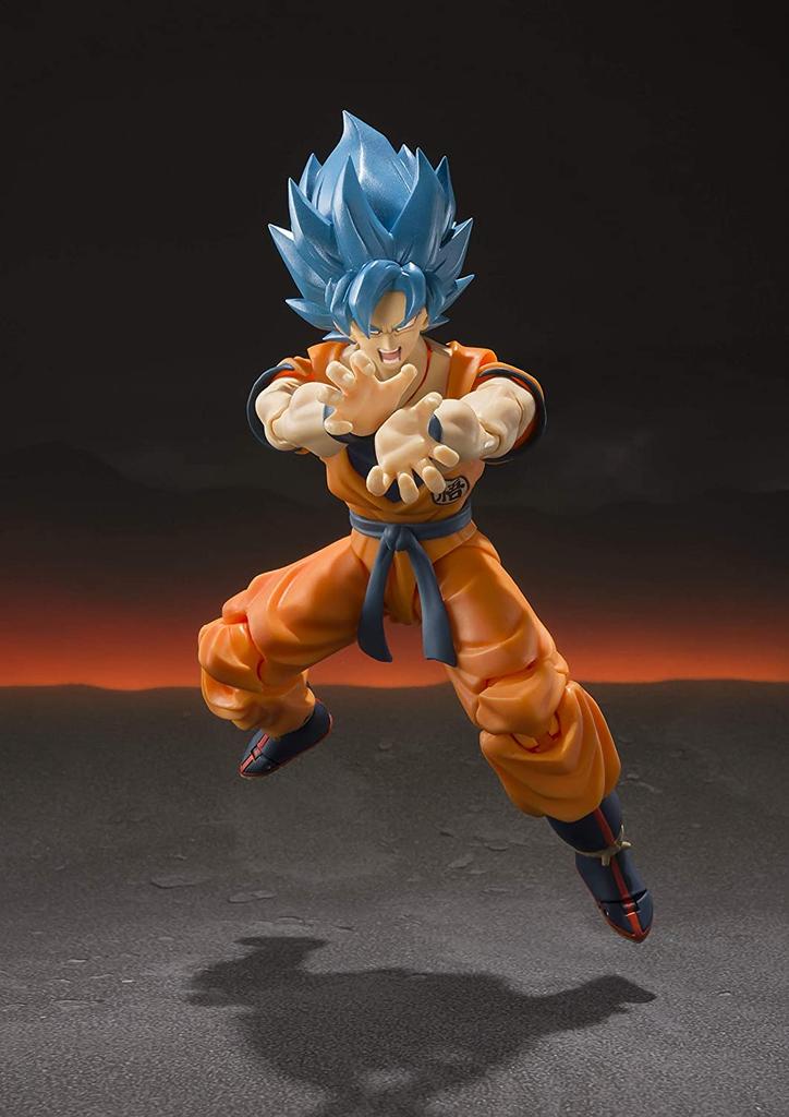TAMASHII NATIONS TAMASHII NATIONS Dragon Ball Супер Сайян Бог Супер Сайян Сон Гоку 140 мм окрашенная подвижная фигурка SHFiguarts -Super- Приблизительно. АБС и ПВХ
