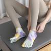 Носки ToeSox с открытой спиной, нескользящие, для йоги и пилатеса, с пятью пальцами — всесезонное качество