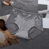 French Lace Sexy Mid-waist Women's Panties Non-marking High Elastic Breathable Buttock Lifting Panties