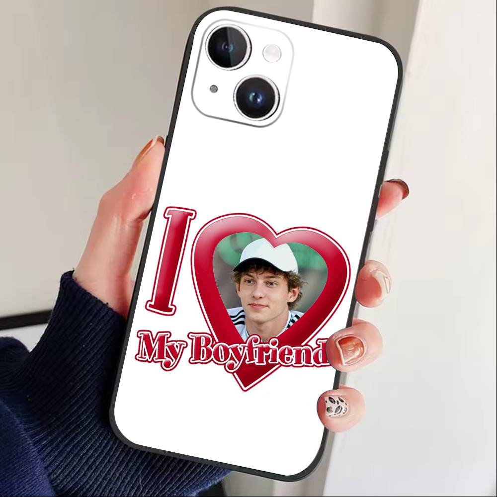 Чехол для телефона L-Kimi Cool A-Antonelli для iPhone 17, 16, 15, 14, 13, 12 Plus, Max Мягкий силиконовый черный чехол