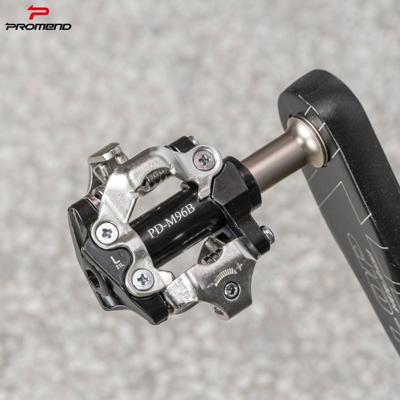PROMEND Mountain Bike SPD Clipless Pedals With Sealed Bearings Aluminum Body Nylon Platform Lightweight Cycling Accessories