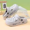 Детские дырчатые туфли, мужские и женские для детей среднего и старшего возраста, лето 2025, DIY, прочные, нескользящие, на толстой подошве, пляжные, милые, крутые шлепанцы