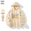 GENIOLAMODE Men's Fleece-Lined Hooded Pullover Sweatshirt