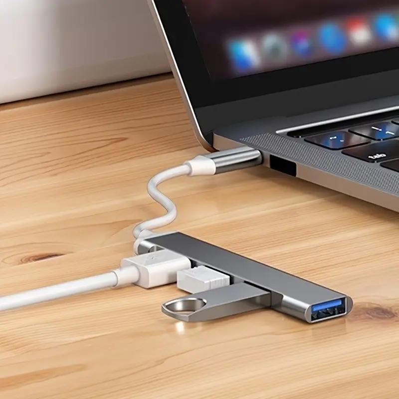 4-портовый мультиразветвитель типа C HUB 3.0 USB 3.1 адаптер OTG для Xiaomi Lenovo Macbook 13 15 Air Pro ПК компьютерные аксессуары