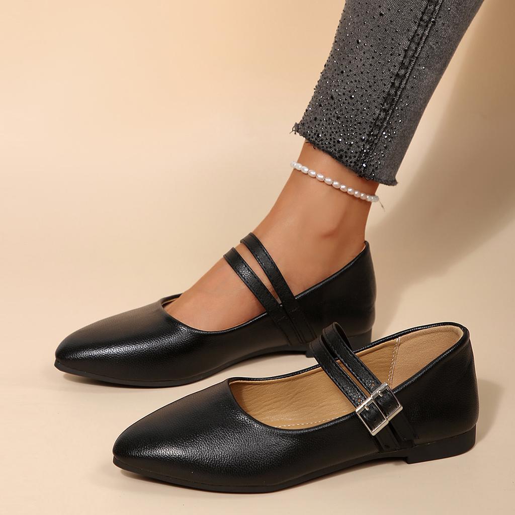 2025 New Women Flats Shoes High Quality Slip-on Daily Dress Shoes Woman Pointed Toe Comfortable Elegant Loafers Shoes Ladies