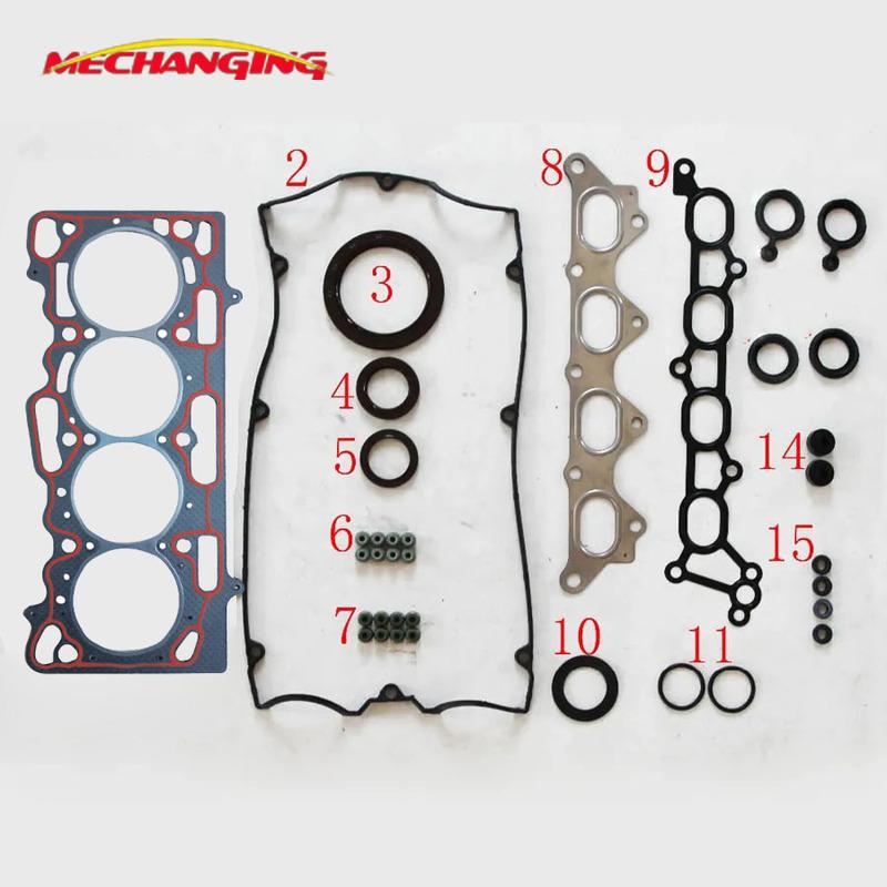 FOR MITSUBISHI COLT VI SMART FORFOUR 1.5 CZT 4G15M 4G15T Engine Rebuilding Kits Engine Gasket 50294300 Mechanging
