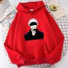 Jujutsu Kaisen Anime Satoru Gojou Printed Women Sweatshirt Cartoons Warm Hooded Harajuku Autumn Hoodies Fashion Loose Tracksuit