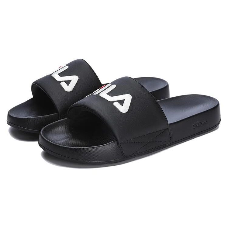 Fila Drifter Мода Ретро Дом Композитная Подошва Граффити Нескользящие Шлепанцы Мужская Обувь Черный F12M322501FBK