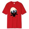 Sunlight T Shirt Big Size Unisex Calimero Cartoon pattern Unisex T Shirt Painted Funny Tshirt Unisex  T Shirt Oversized Tees