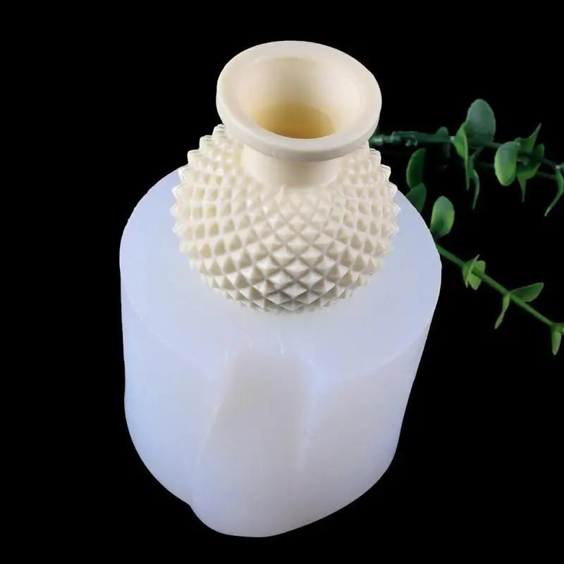 3D Vase Crystal Mold DIY Car Scented Plaster Decoration Decorations Decoration Cake Decorations Mold Home Molds Supplies
