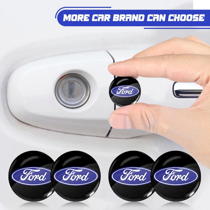 AKM1 Car Lock Sticker Keyhole Anti-blocking Protection Styling for Ford Mustang Ranger Fusion Mondeo Focus Fiesta EcoSport ESCORT