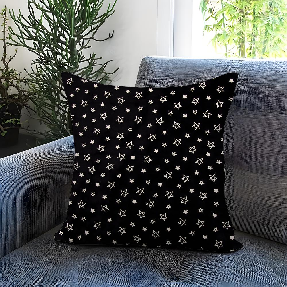Starry Sky Texture Cushion Cover Comfortable Reversible Pillow Cover Ideal for Car Sofa Bedroom Beyond
