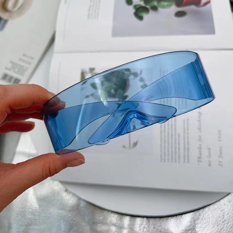 Чувство науки и технологий интегрированные женские Мужские солнцезащитные очки Лазерные очки Зеркальные линзы Очки Унисекс Солнцезащитные очки