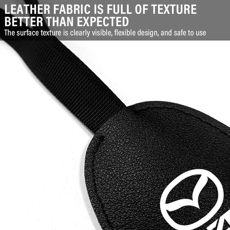 1/2 шт. Кожаные крючки на спинку сиденья автомобиля, портативная вешалка для сумок для Mazda 3 6 CX5 2 CX3 CX9 MX5 RX8 Axela Demio MS CX5 2 Axela Demio Atenza MS GJI BK MP