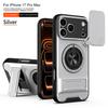Новый чехол для For Iphone17 Pro Max 16 Pro Max 1 14 13 Защита камеры со сдвижной крышкой Вертикальная подставка Ударопрочная задняя крышка Магнитный чехол для телефона
