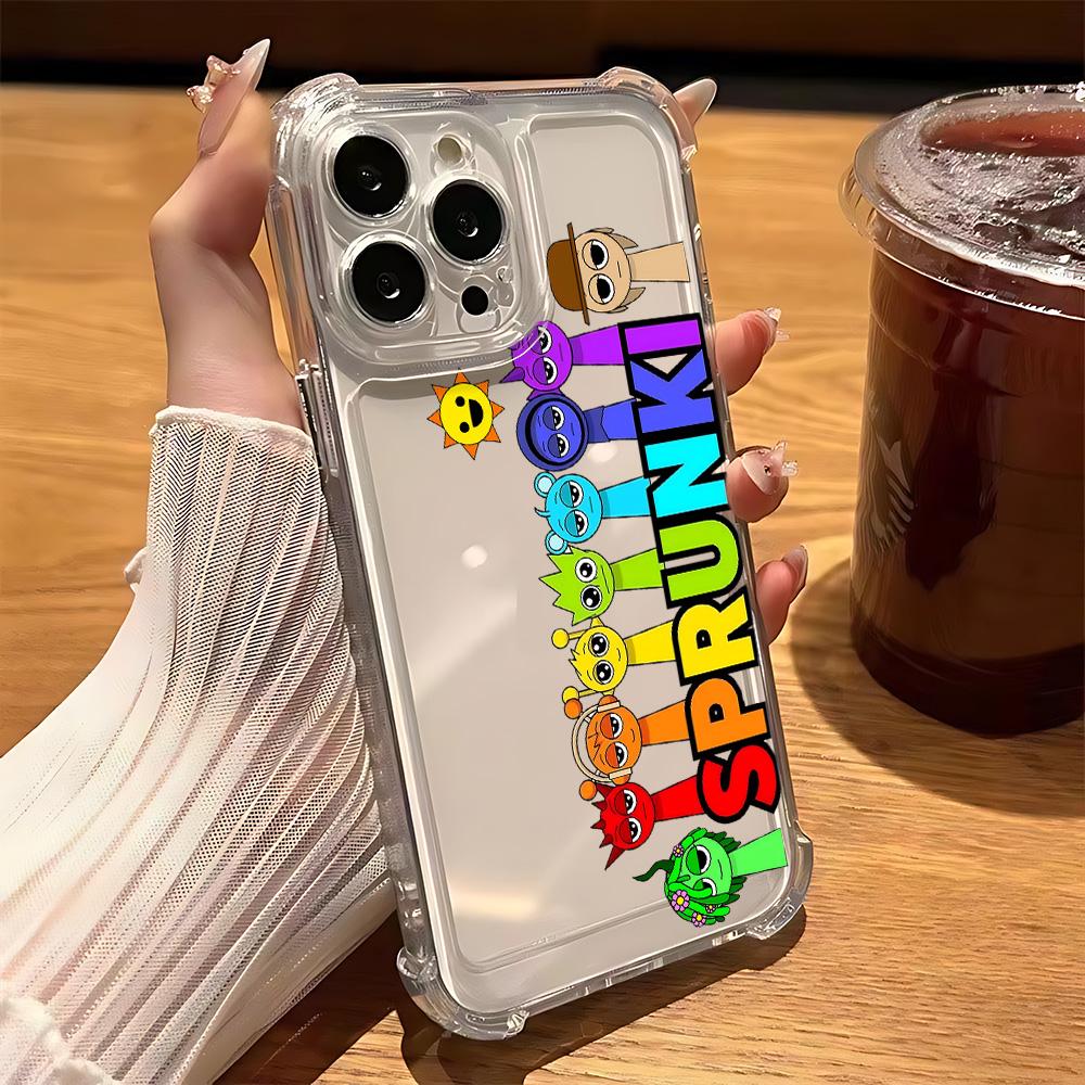 Мультяшный чехол для телефона S-Sprunkis Game для Samsung A56 A26 A33 A54 A52 A51 A73 A55 A53 A36 A35 A34 A32 A25 A24 A23 A16 A15 4G 5G