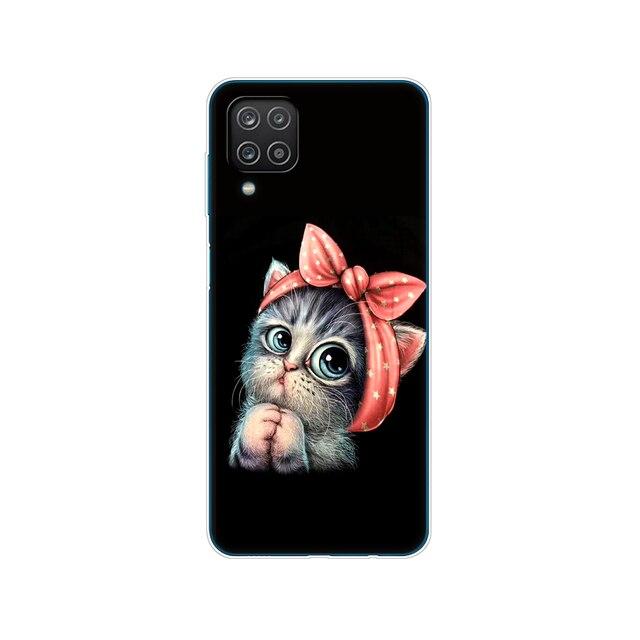 Чехол для Samsung A12, мягкий силиконовый чехол из ТПУ на заднюю панель телефона для Samsung Galaxy A12 GalaxyA12 A 12 SM-A125F a125, бампер 6,5 дюйма, панда