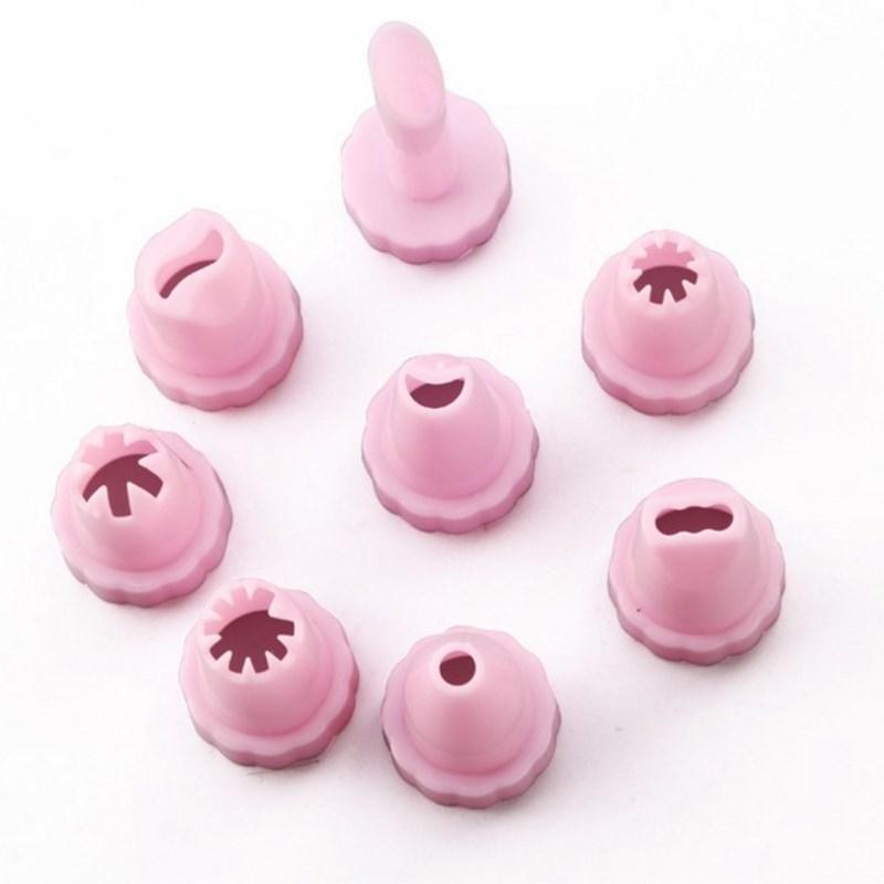 Пистолет для украшения кондитерских изделий, инструменты для выпечки торта, пистолет для украшения, 8 упаковок, крем для украшения, пистолет для украшения кондитерских изделий, пистолет для печенья, доильный рот