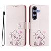 Для Samsung Galaxy S24/Galaxy S25 Чехол с принтом, кошелек, чехол для телефона с ремешком