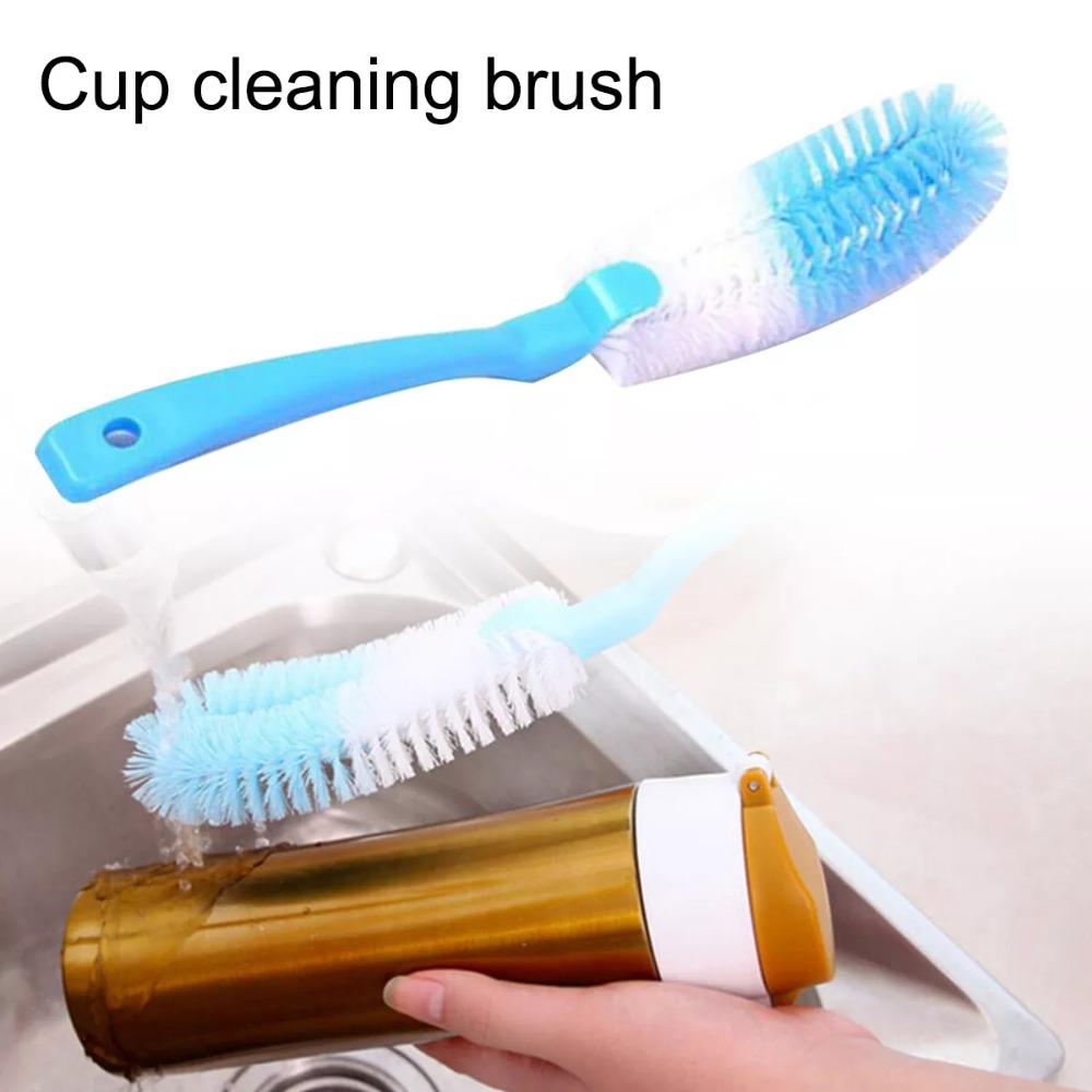 Soft Water Bottle Cleaning Brush Multi-function Cup Brush Creative Long Handle Brush