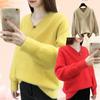 Women Pullovers Sweater Female Knitted Jumper Loose Korean Style  Autumn Winter Elegant Ladies Sweaters Warm Tops